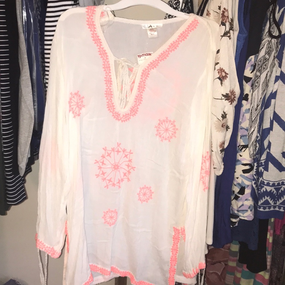 Cover up or dress if you wear a slip